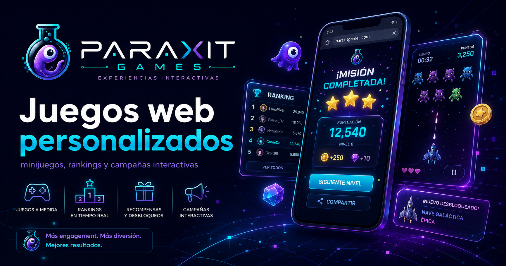 Juegos web personalizados